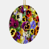  Pansies Keramisch Ornament (Rechts)