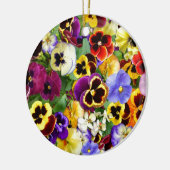  Pansies Keramisch Ornament (Links)