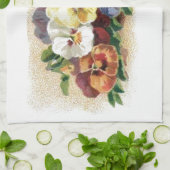  Pansies Keukenhanddoeken (Gevouwen)