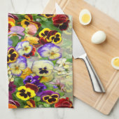 Pansies ~ Keukenhanddoeken (Quarter Fold)