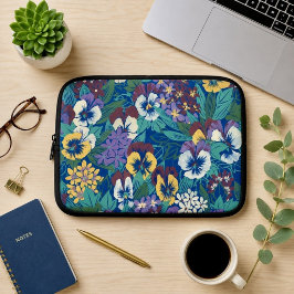 Pansies Laptop Sleeve