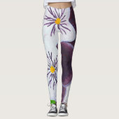 Pansies leggings (Voorkant)