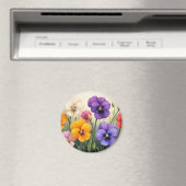  Pansies Magneet (Insitu (Vaatwasser))