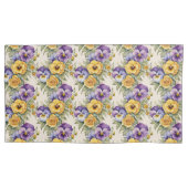 Pansies Modern  Bloemen Kussensloop (Voorkant)