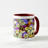 Pansies ~ Mok Ringer # 2 (Voorkant rechts)