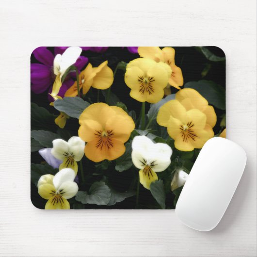 Pansies Muismat (Met muis)
