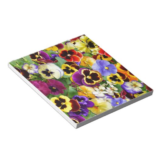  Pansies Notitieblok (Schuin)