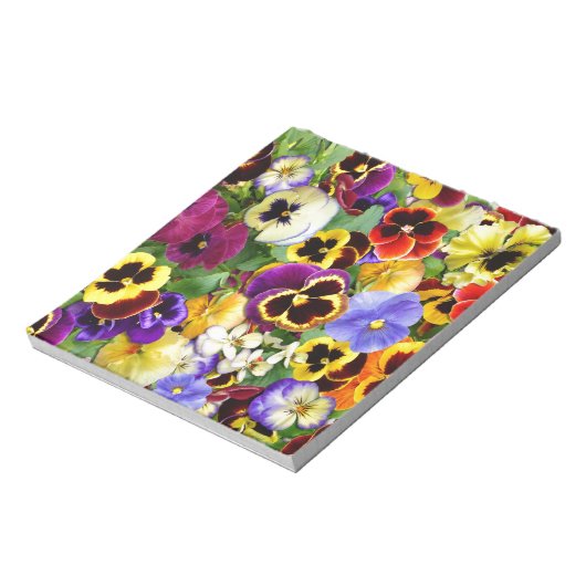  Pansies Notitieblok (Linkerzijde)