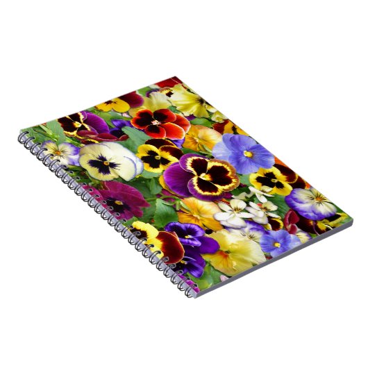  Pansies Notitieboek (Rechterzijde)