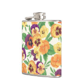 Pansies op off white heupfles (Links)