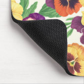 Pansies op off white muismat (Hoek)