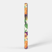 Pansies op off white samsung galaxy hoesje (Rechterkant)