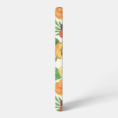 Pansies op off white samsung galaxy hoesje (Linkerkant)