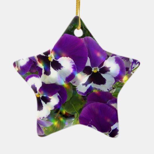 Pansies Ornament (Achterkant)