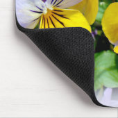 Pansies - Paars en geel Muismat (Hoek)