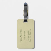  Pansies Painted Bouquet Bagagelabel (Achterkant verticaal)