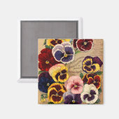 Pansies Pakket-netten Magneet (Voorkant / Achterkant)