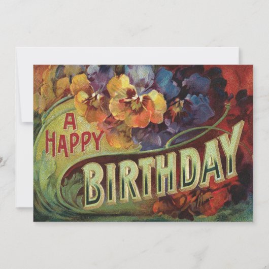 Pansies Pansy Rainbow Flowers Floral (Voorkant)