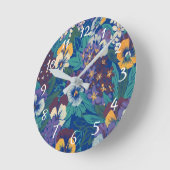  Pansies patroon  Ronde Klok (Hoek)