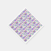 Pansies Patroonpapier Napkin Servet (Hoek)