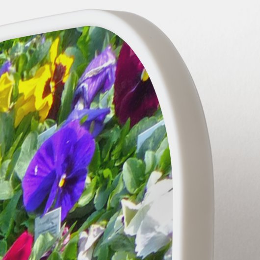 Pansies Pickleball Paddle (Links Detail)