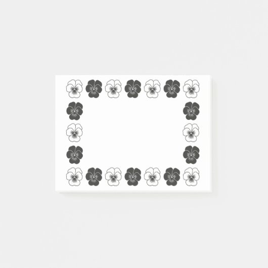 Pansies Post-it® Notes (Voorkant)