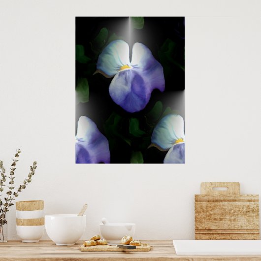 Pansies Poster (Keuken)