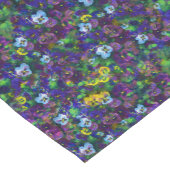 Pansies [purple] Table runners x3 sizes Korte Tafelloper (Hoek)
