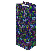 Pansies [purple] wine  wijn cadeautas (Achterkant Gekanteld)