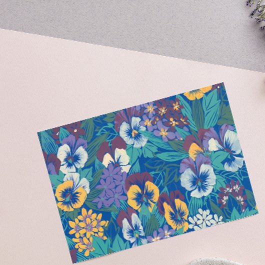 Pansies Rechthoekige Sticker