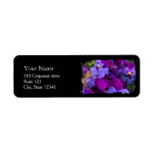 Pansies Return Address Labels (Voorkant)