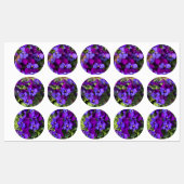 Pansies Return Address Labels (Vel)