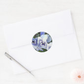 PANSIES RONDE STICKER (Envelop)