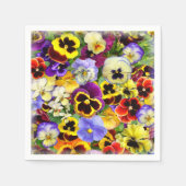  Pansies Servet (Voorkant)