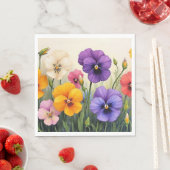  Pansies Servet (Insitu)