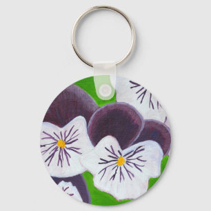 Pansies Sleutelhanger