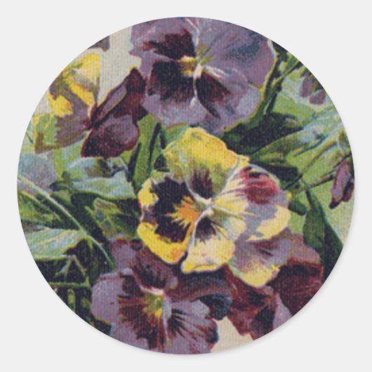 Pansies - Sticker (Voorkant)