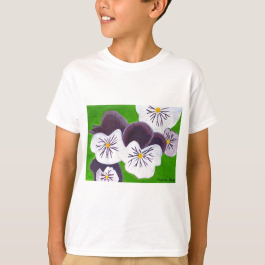 Pansies T-shirt (Voorkant)