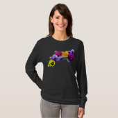 pansies t - shirt 20 (Voorkant volledig)