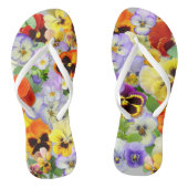  Pansies Teenslippers (Voetbed)