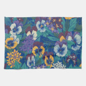 Pansies Theedoek (Horizontaal)
