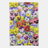  Pansies Theedoek (Verticaal)