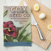 Pansies Theedoek (Quarter Fold)