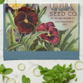 Pansies Theedoek (Gevouwen)