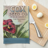 Pansies Theedoek (Quarter Fold)