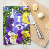 Pansies Theedoek (Quarter Fold)