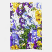 Pansies Theedoek (Verticaal)