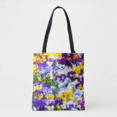 Pansies Tote Bag (Voorkant)