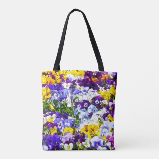 Pansies Tote Bag (Achterkant)
