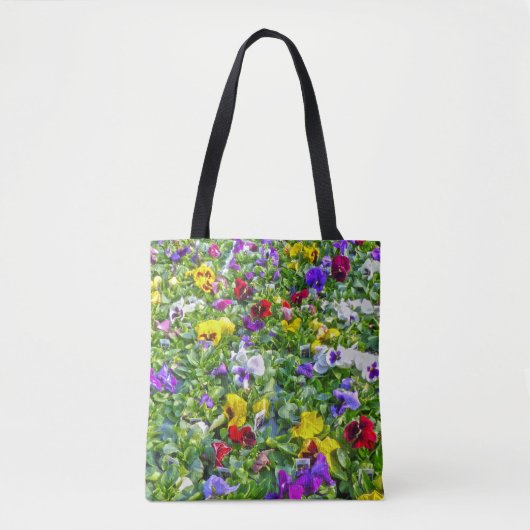 Pansies Tote Bag (Voorkant)